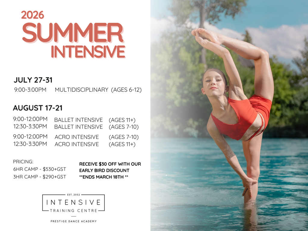 Summer intensive 2026 schedule 1024x768